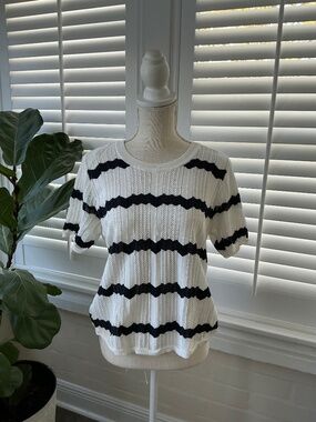 Cabi short sleeve sweater